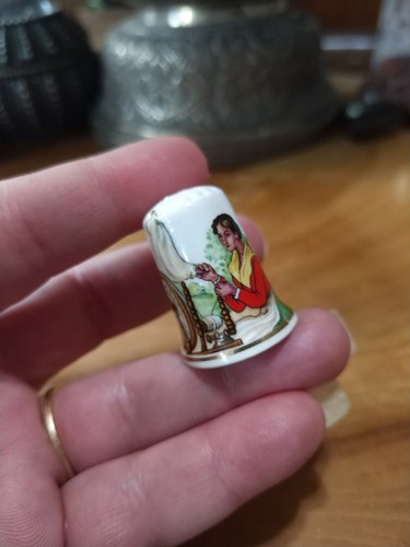 Berenson porcelain thimble - porcelain,
